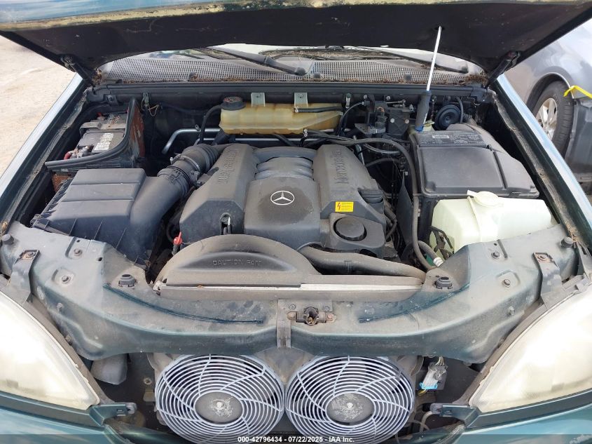 2000 Mercedes-Benz Ml 320 VIN: 4JGAB54E1YA185629 Lot: 42796434