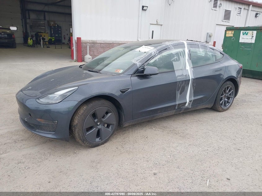 Vin: 5yj3e1eb3nf157111, lot: 43290522, tesla model 3 long range dual motor all-wheel drive 20222