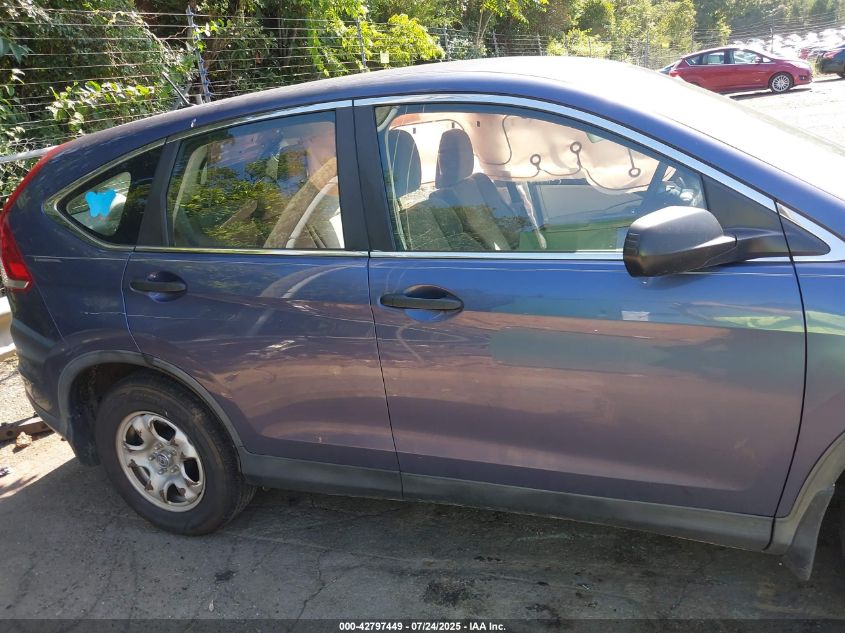 2013 Honda Cr-V Lx VIN: 5J6RM4H33DL012711 Lot: 42797449