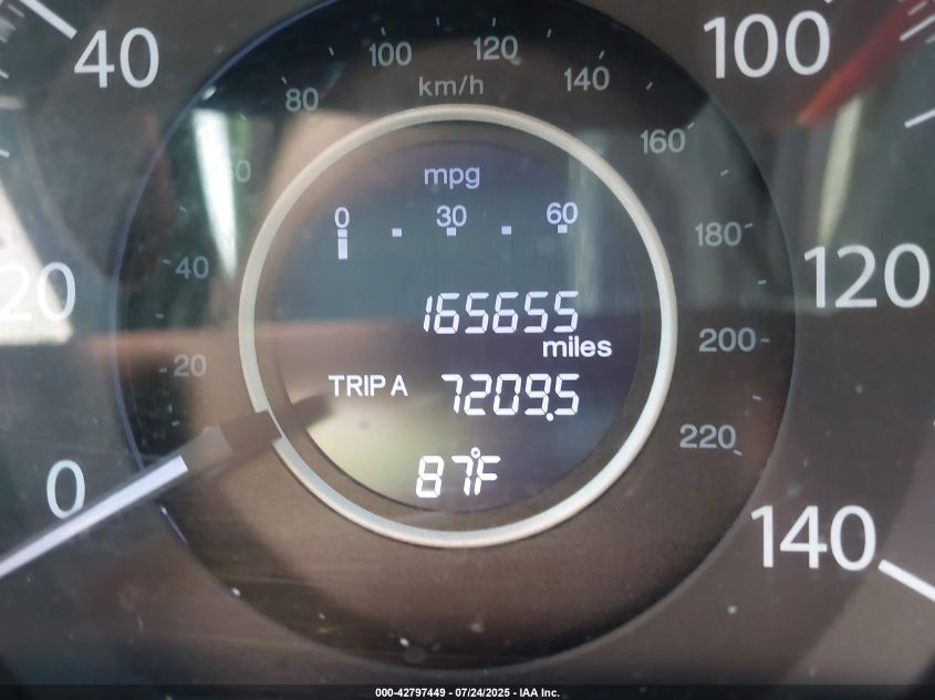 2013 Honda Cr-V Lx VIN: 5J6RM4H33DL012711 Lot: 42797449