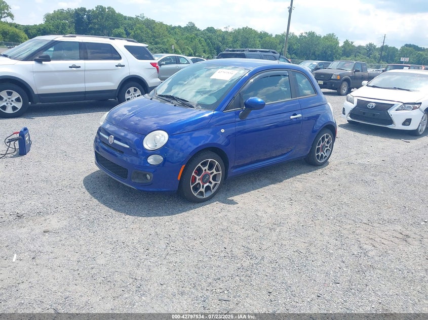 2012 Fiat 500 Sport VIN: 3C3CFFBRXCT115565 Lot: 42797534