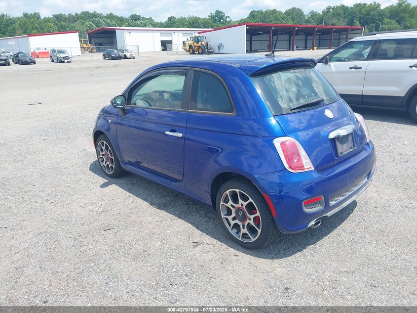 2012 Fiat 500 Sport VIN: 3C3CFFBRXCT115565 Lot: 42797534