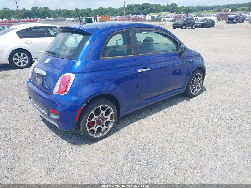 2012 Fiat 500 Sport VIN: 3C3CFFBRXCT115565 Lot: 42797534