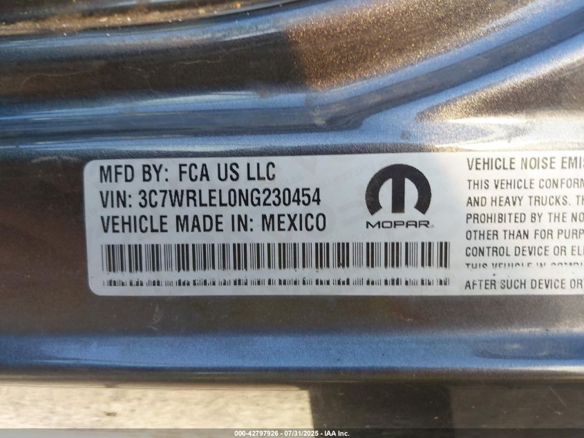 2022 Ram 4500 - 3C7WRLEL0NG230454