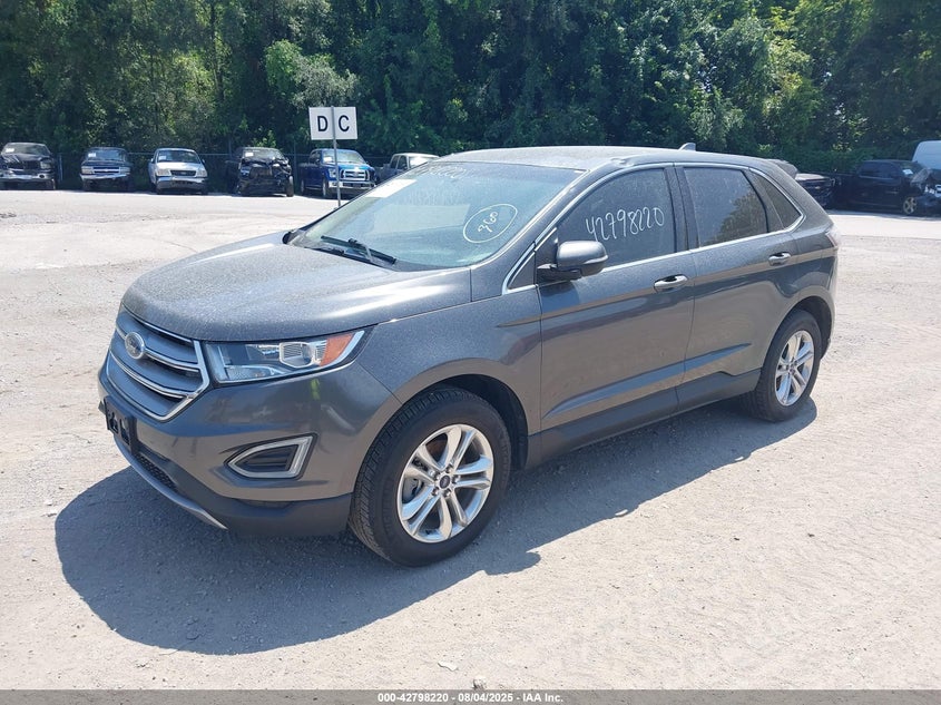 Vin: 2fmpk3j84gbc42468, lot: 43291652, ford edge sel 20162