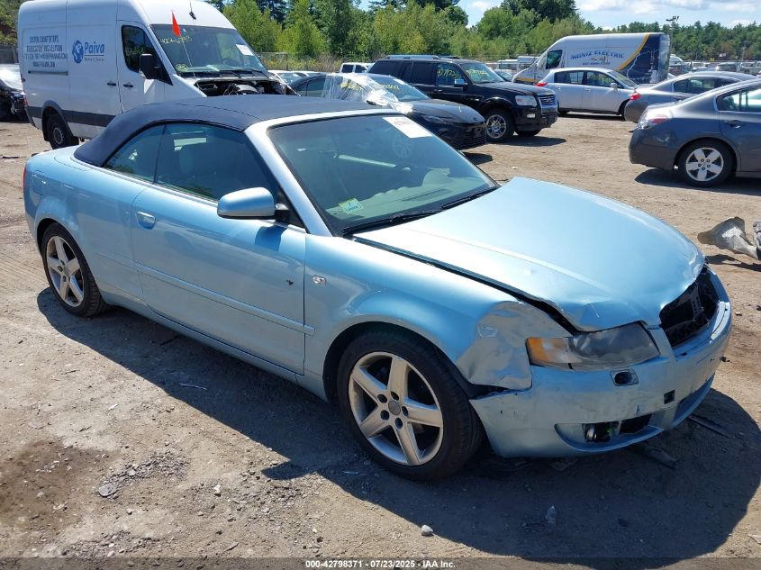 2005 Audi A4 1.8T VIN: WAUAC48H75K017397 Lot: 42798371
