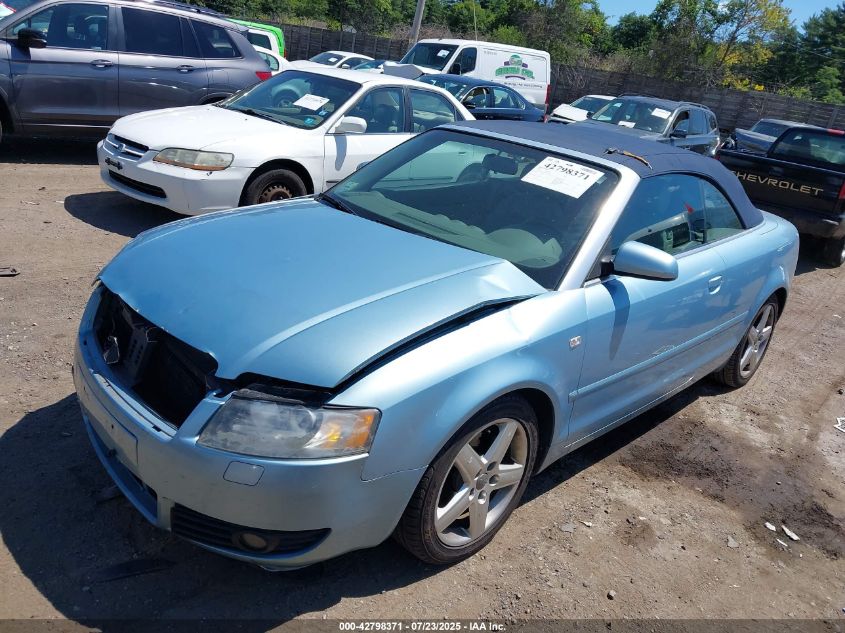 2005 Audi A4 1.8T VIN: WAUAC48H75K017397 Lot: 42798371