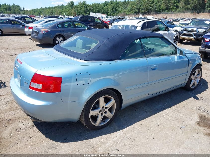 2005 Audi A4 1.8T VIN: WAUAC48H75K017397 Lot: 42798371