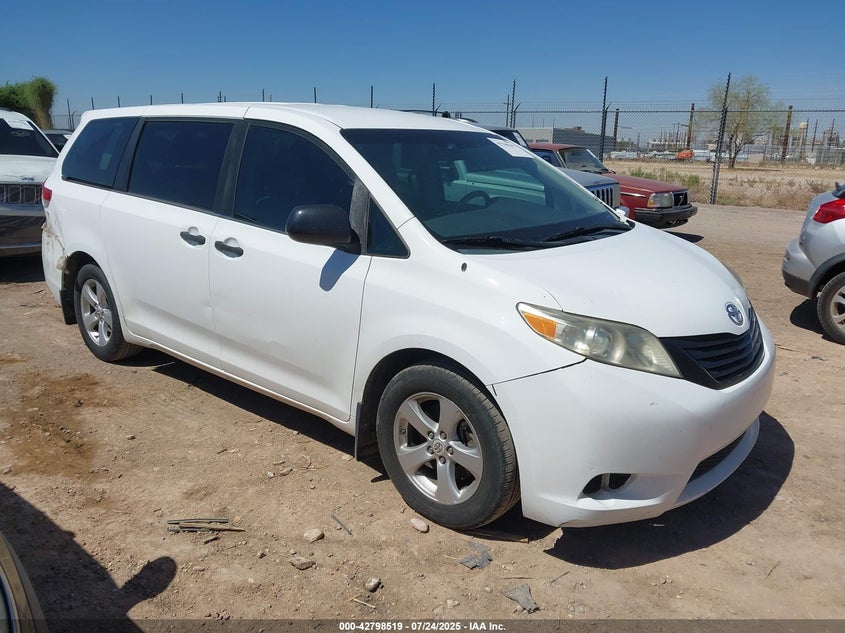 2011 Toyota Sienna Base V6 VIN: 5TDZK3DC7BS081053 Lot: 42798519