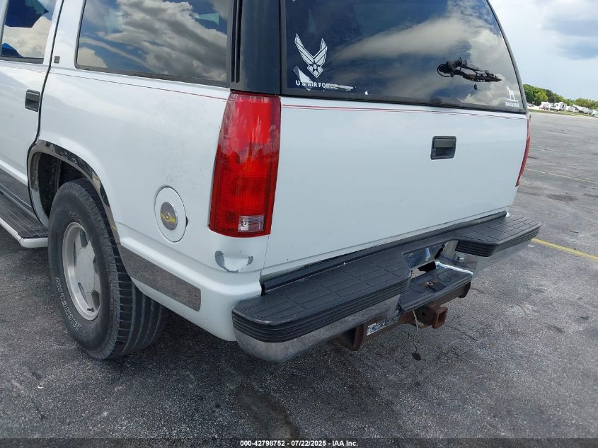 1995 Chevrolet Tahoe C1500 VIN: 1GNEC13K9SJ414611 Lot: 42798752
