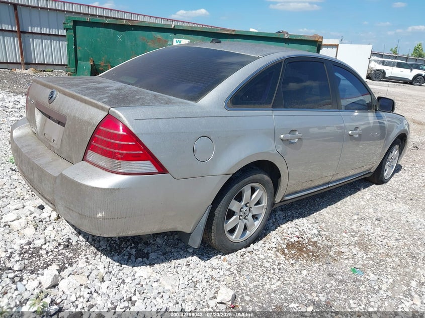 2007 Mercury Montego Luxury VIN: 1MEFM40157G604741 Lot: 42799043