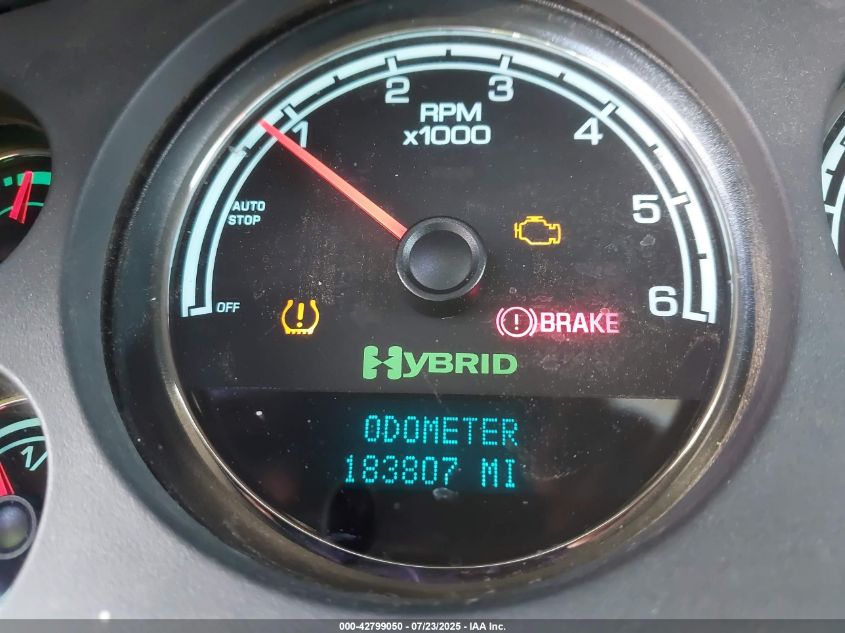 2008 Chevrolet Tahoe Hybrid VIN: 1GNFC13508R211339 Lot: 42799050