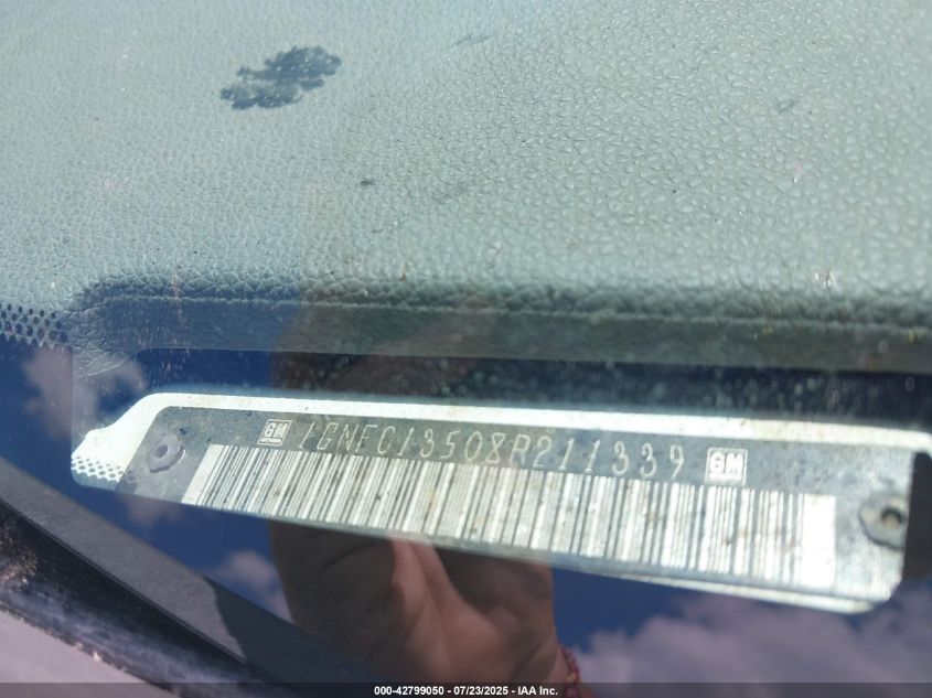 2008 Chevrolet Tahoe Hybrid VIN: 1GNFC13508R211339 Lot: 42799050