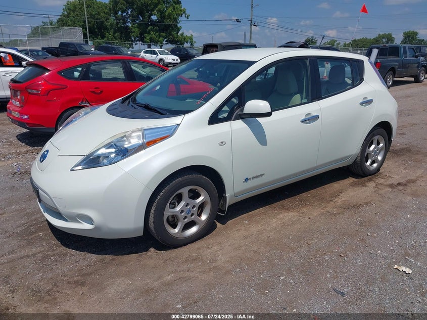 2012 Nissan Leaf Sl VIN: JN1AZ0CP7CT025633 Lot: 42799065