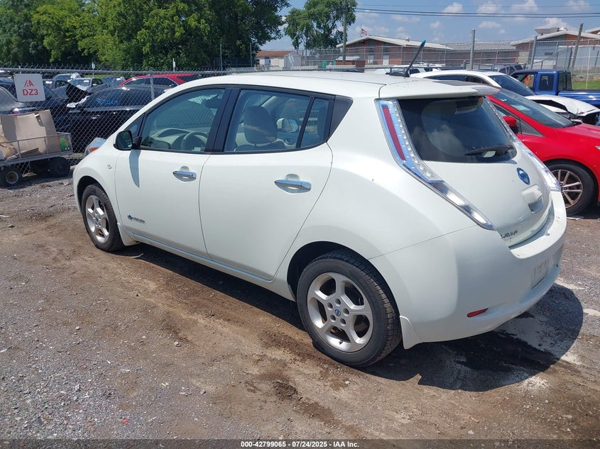 2012 Nissan Leaf Sl VIN: JN1AZ0CP7CT025633 Lot: 42799065