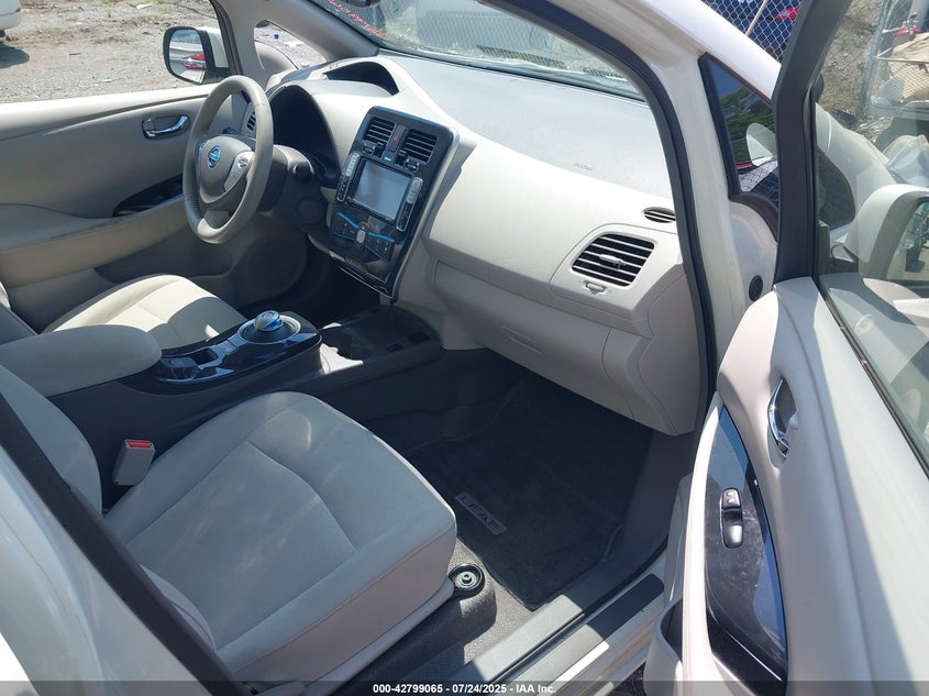 2012 Nissan Leaf Sl VIN: JN1AZ0CP7CT025633 Lot: 42799065