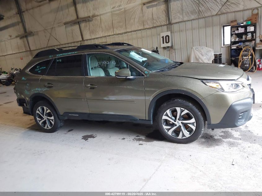 2022 Subaru Outback Limited VIN: 4S4BTANC9N3119255 Lot: 42799119