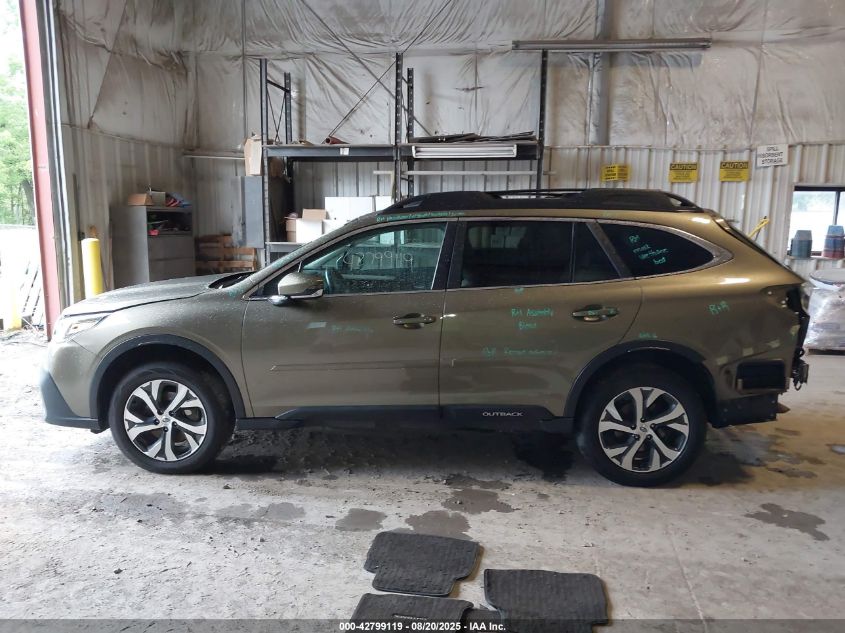 2022 Subaru Outback Limited VIN: 4S4BTANC9N3119255 Lot: 42799119