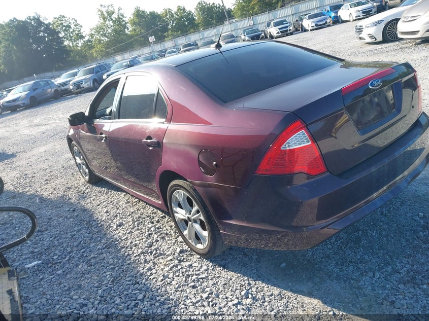 Vin: 3fahp0ha3cr431762, lot: 43292700, ford fusion se 20123