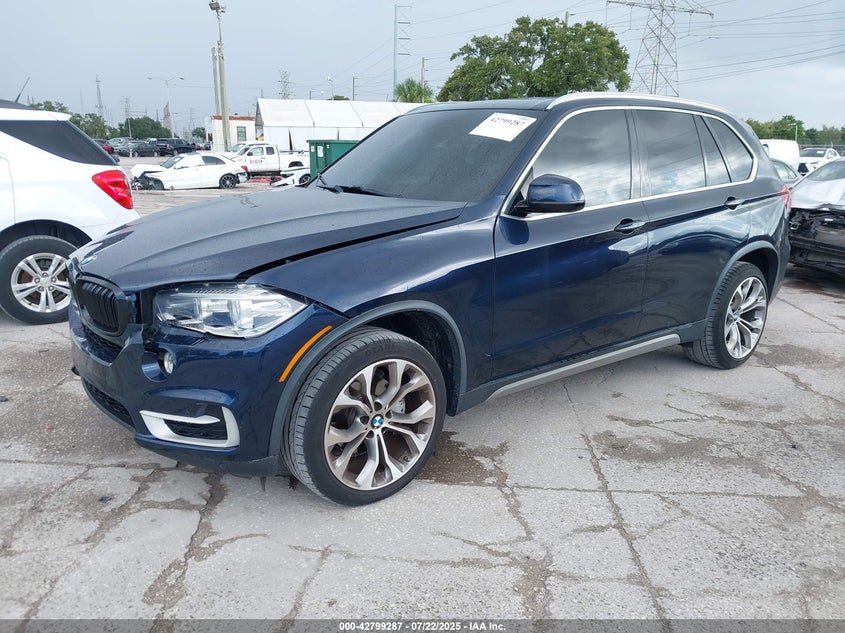 2017 BMW X5 3.0 SDRIVE35I Blue Lot 111042799287 Vin 5UXKR2C36H0U22140