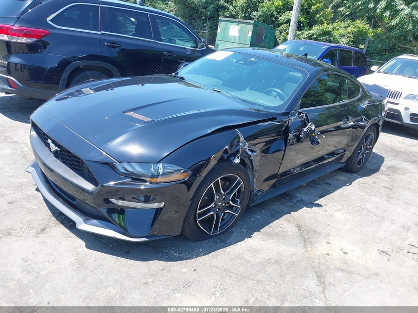 2021 Ford Mustang 2.3 Ecoboost Premium Fastback Black Lot 111042799405 Vin 1FA6P8TH7M5151275