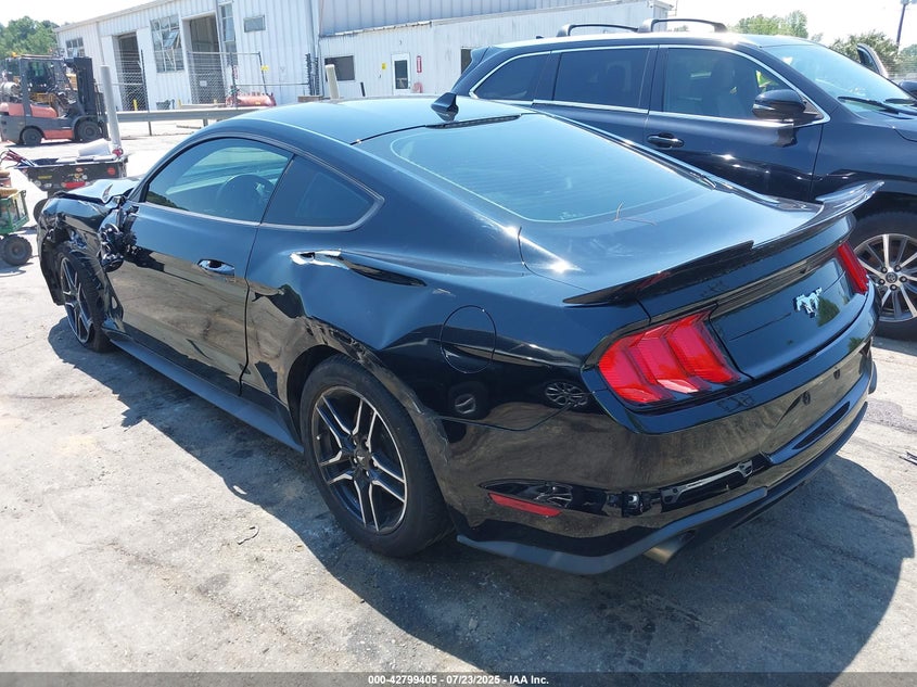 2021 Ford Mustang 2.3 Ecoboost Premium Fastback Black Lot 111042799405 Vin 1FA6P8TH7M5151275