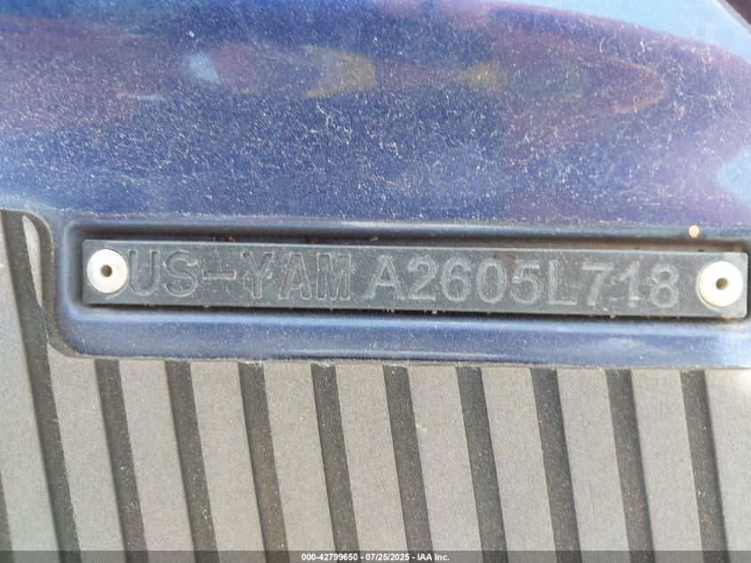 2018 Yamaha Personal Watercraft VIN: US-YAMA2605L718 Lot: 42799650