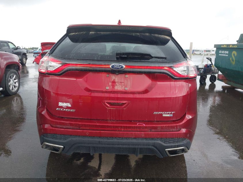 2017 Ford Edge Sport VIN: 2FMPK4AP1HBC23360 Lot: 42799683