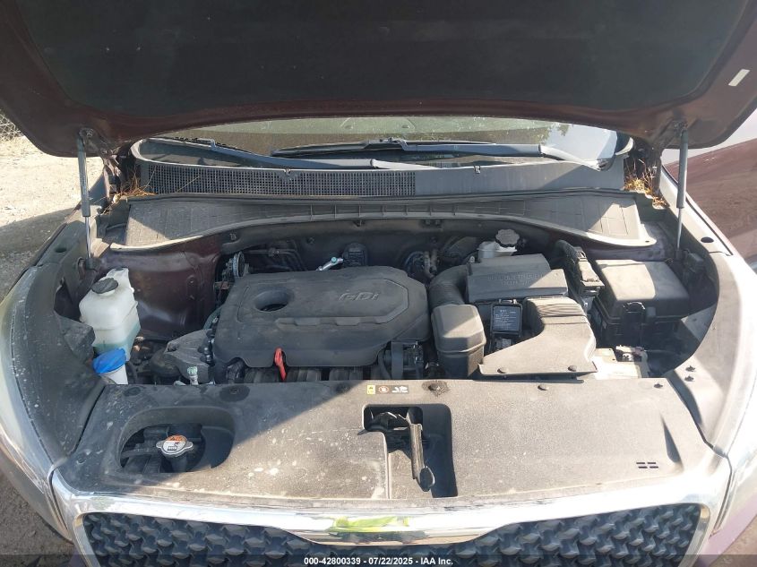 2017 Kia Sorento 2.4L Lx VIN: 5XYPGDA33HG297216 Lot: 42800339