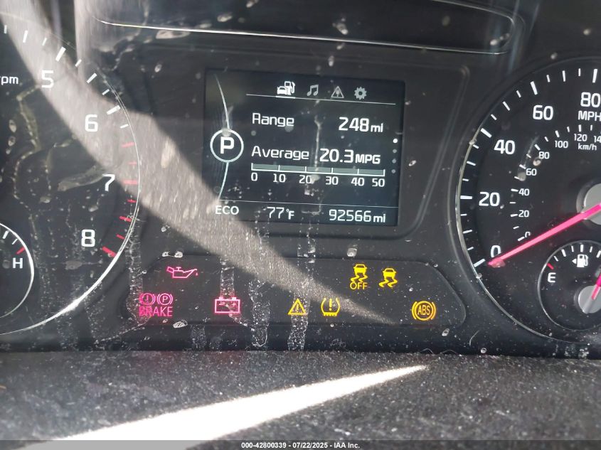 2017 Kia Sorento 2.4L Lx VIN: 5XYPGDA33HG297216 Lot: 42800339