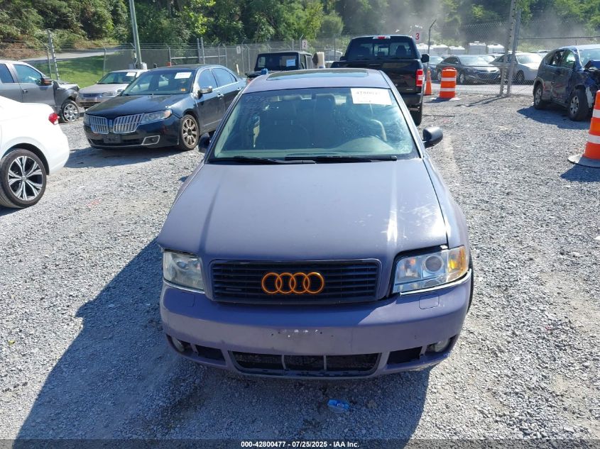 2004 Audi A6 2.7T S-Line VIN: WAUCD64B74N102966 Lot: 42800477