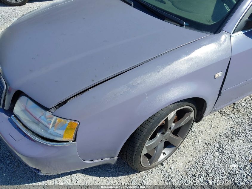 2004 Audi A6 2.7T S-Line VIN: WAUCD64B74N102966 Lot: 42800477