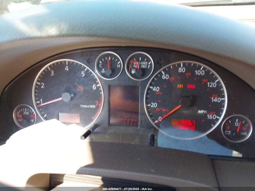 2004 Audi A6 2.7T S-Line VIN: WAUCD64B74N102966 Lot: 42800477