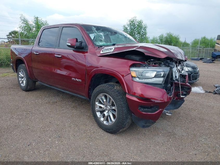 2022 Ram 1500 Laramie 4X2 5'7 Box brown truck gasoline 1C6RREJT9NN431697 photo #1