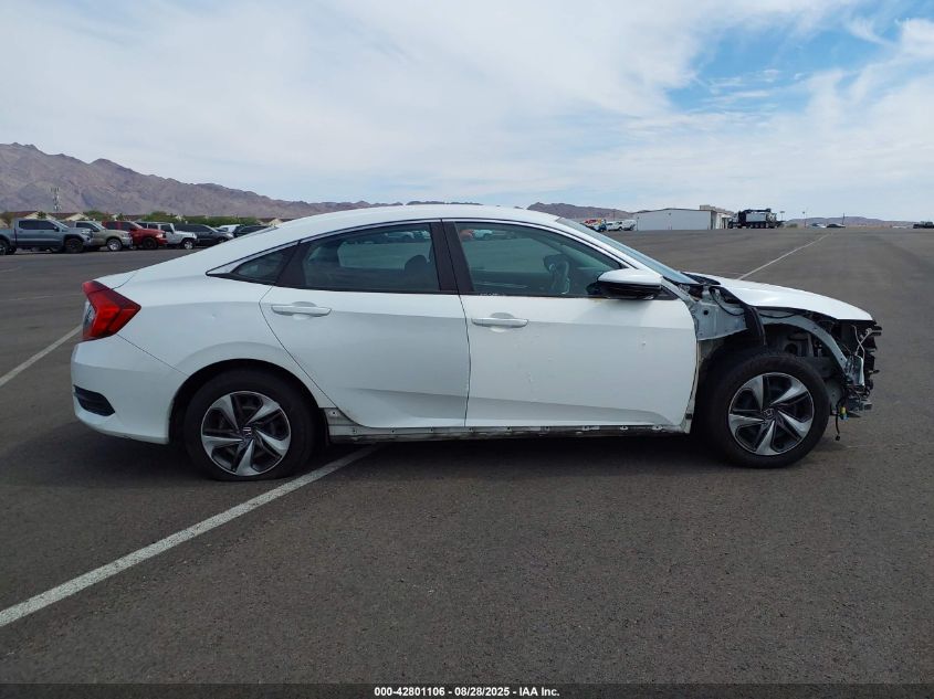 2019 Honda Civic Lx VIN: 19XFC2F63KE030421 Lot: 42801106