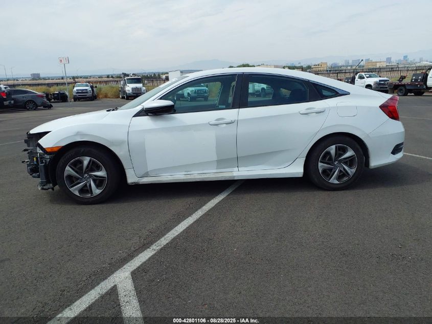 2019 Honda Civic Lx VIN: 19XFC2F63KE030421 Lot: 42801106