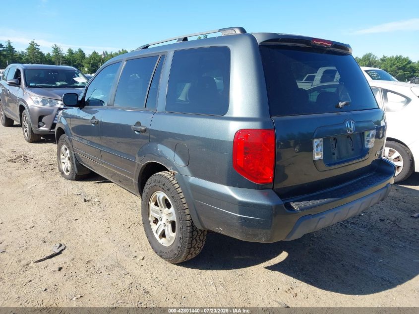 2003 Honda Pilot Ex VIN: 2HKYF18423H600895 Lot: 42801440