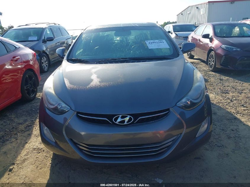 2012 Hyundai Elantra Limited VIN: 5NPDH4AE9CH100603 Lot: 42801501