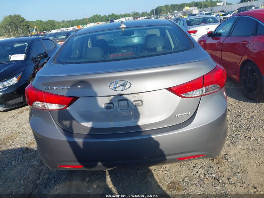 2012 Hyundai Elantra Limited VIN: 5NPDH4AE9CH100603 Lot: 42801501