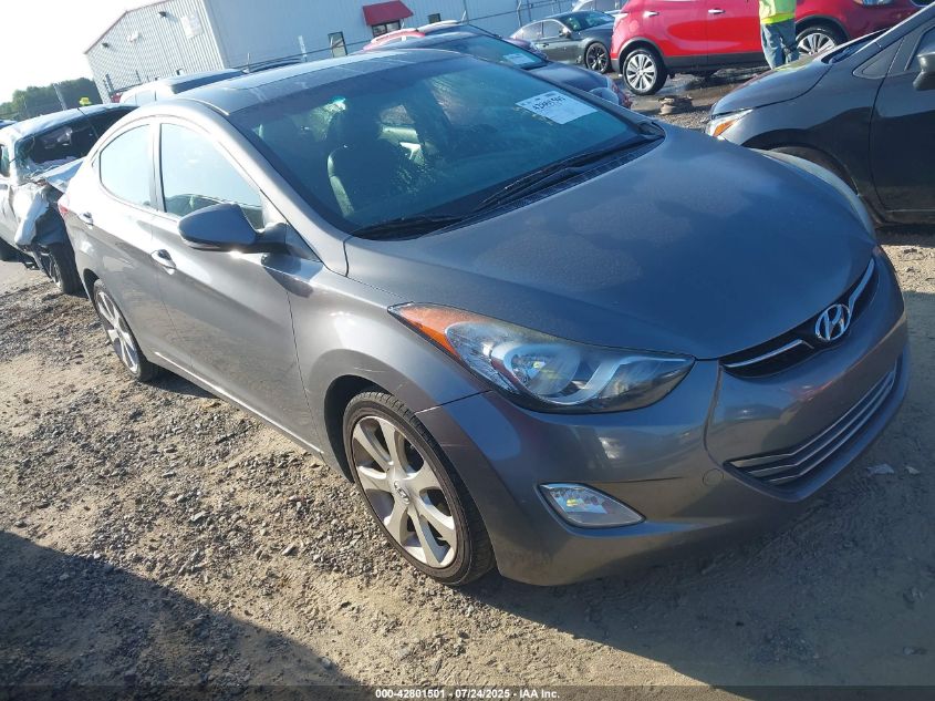 2012 Hyundai Elantra Limited VIN: 5NPDH4AE9CH100603 Lot: 42801501