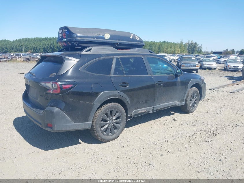 Vin: 4s4btgld4p3209835, lot: 43295351, subaru outback onyx edition xt 20234