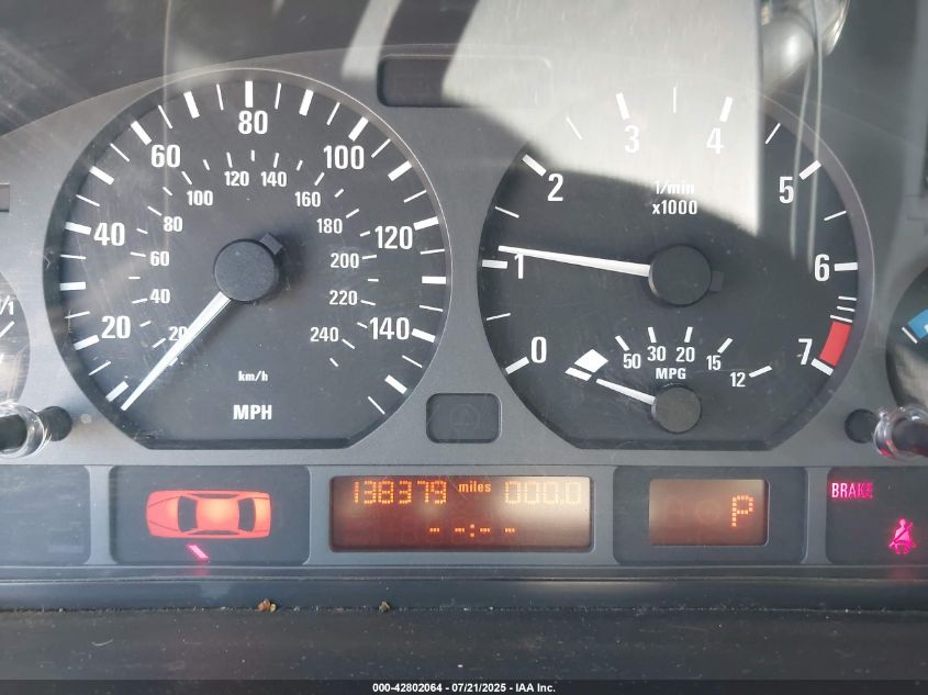 2003 BMW 325It VIN: WBAAX13483PJ00635 Lot: 42802064