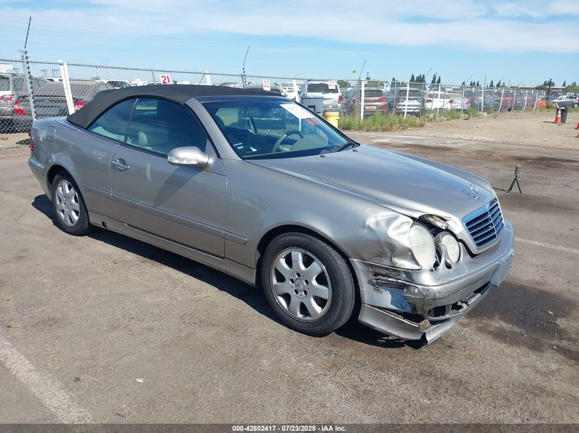 2003 Mercedes-Benz Clk 320 VIN: WDBLK65G33T142070 Lot: 42802417
