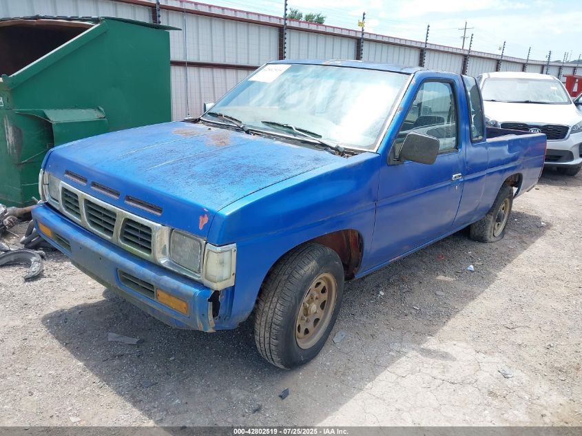 1995 Nissan Truck King Cab Xe blue pickup gasoline 1N6SD16S2SC422118 photo #3