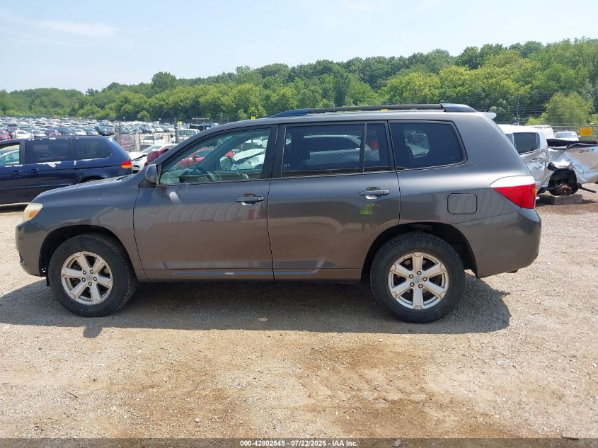 2008 Toyota Highlander VIN: JTEES41A282106377 Lot: 42802545