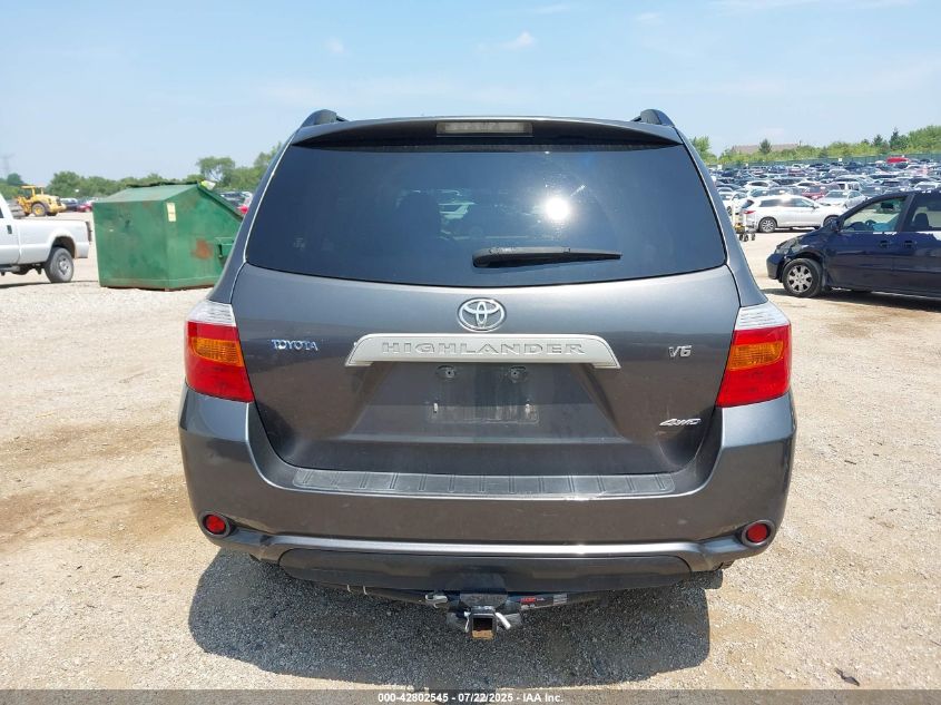 2008 Toyota Highlander VIN: JTEES41A282106377 Lot: 42802545