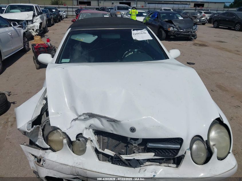 1999 Mercedes-Benz Clk 320 VIN: WDBLK65G6XT012659 Lot: 42802626