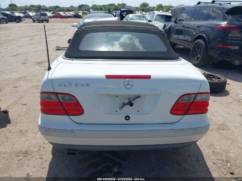 1999 Mercedes-Benz Clk 320 VIN: WDBLK65G6XT012659 Lot: 42802626