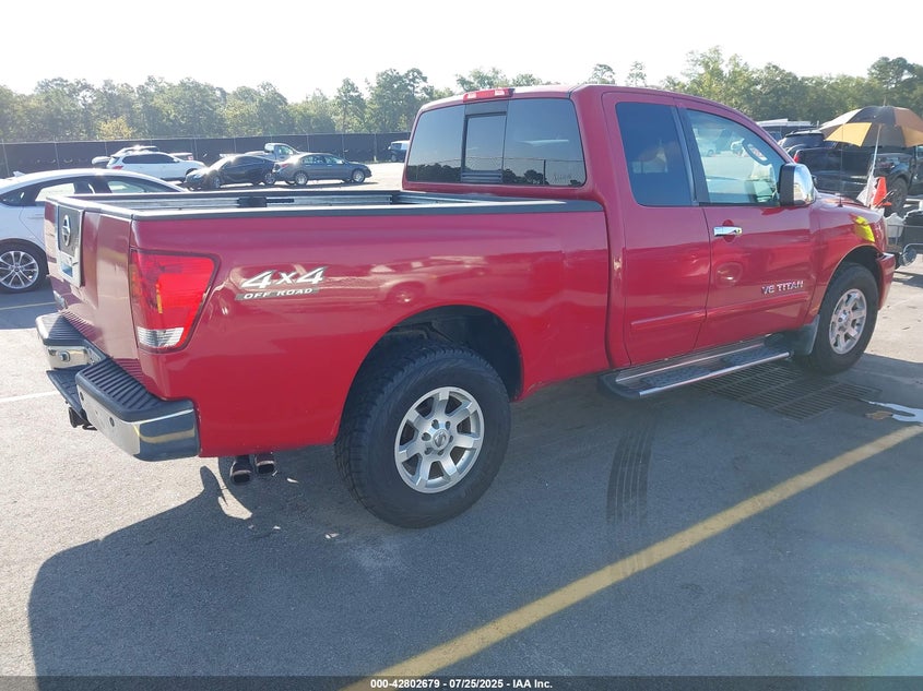 2005 Nissan Titan Se VIN: 1N6AA06B65N507342 Lot: 42802679