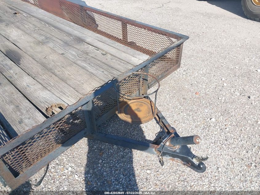 2001 Custom 16' Utility Trailer VIN: BILLOFSALE Lot: 42802689